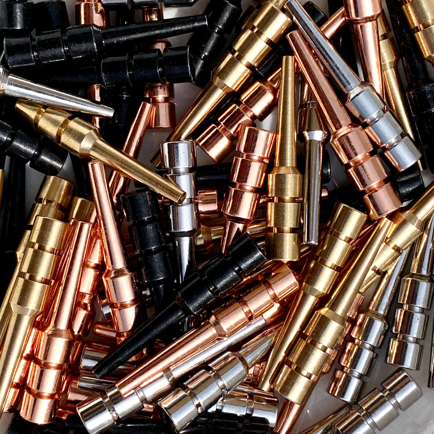 Weighted Metal Cribbage Peg Set for 1/8 inch (3.2mm) Holes (4 Colors)