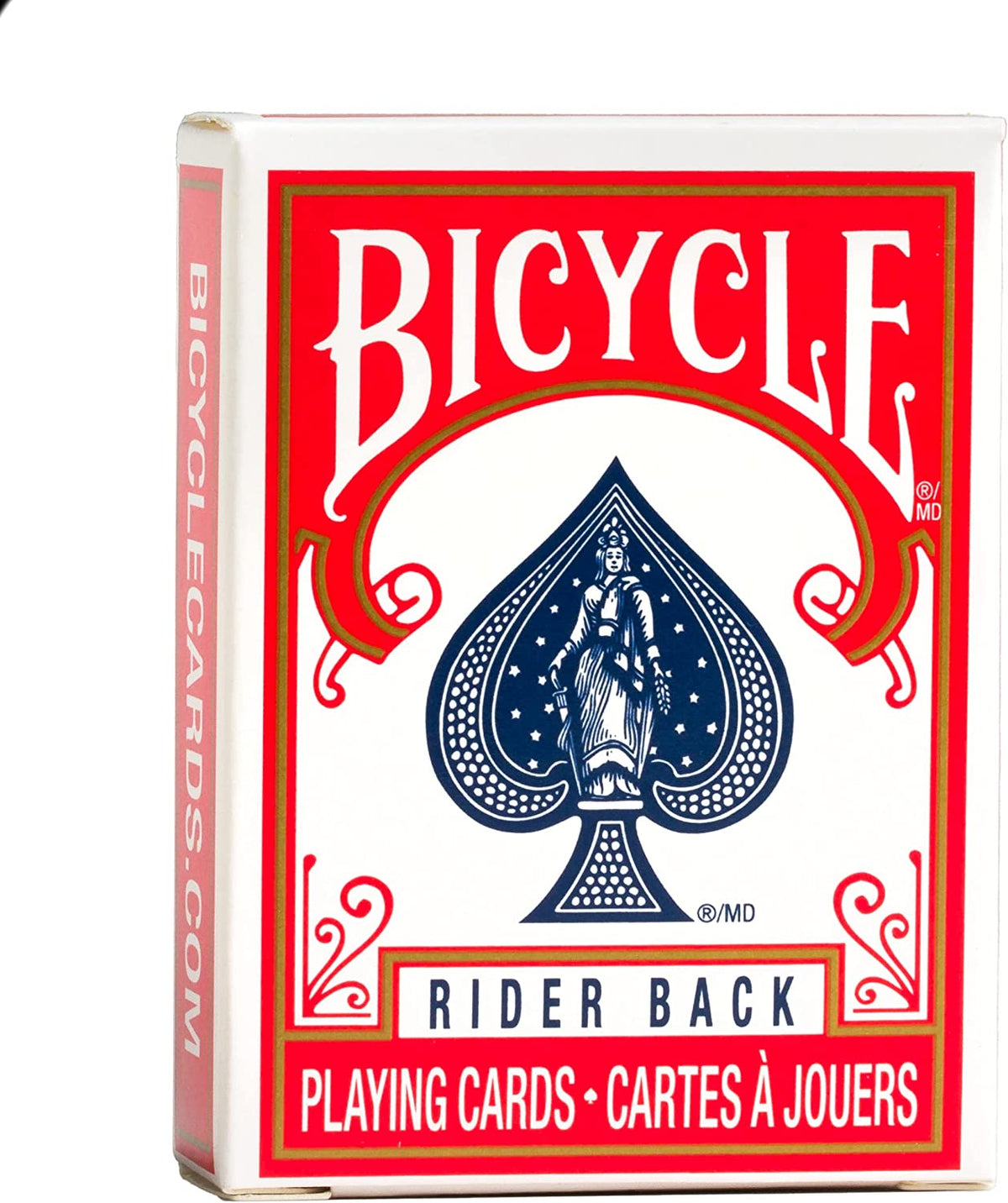 Red Rider Back Design Back Mini Bicycle Rider Back Deck (Red or Blue) – United States Game Company