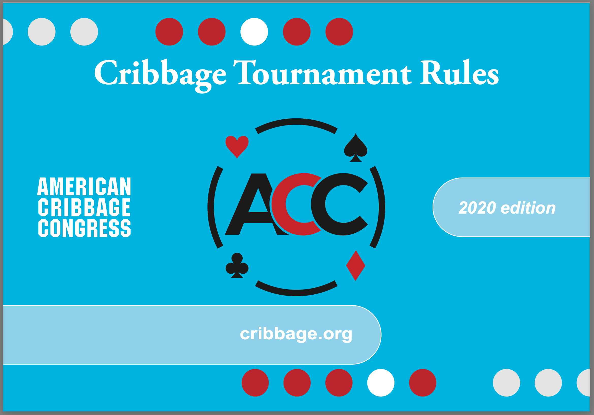 Cribbage Tournament Rules Booklet (2020 Edition - Current) – United ...