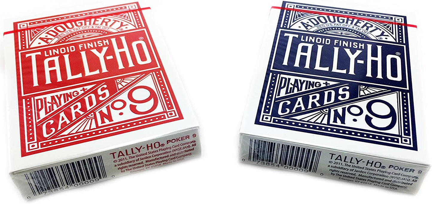 Tally-Ho Poker No. 9 Playing Cards
