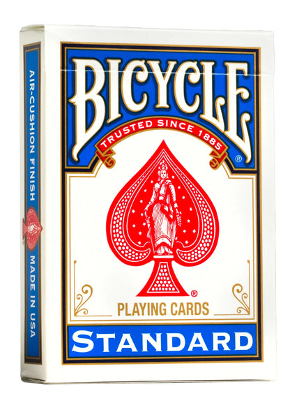 Bicycle Standard Index Rider Back Playing Cards (Red, Blue, & Black)